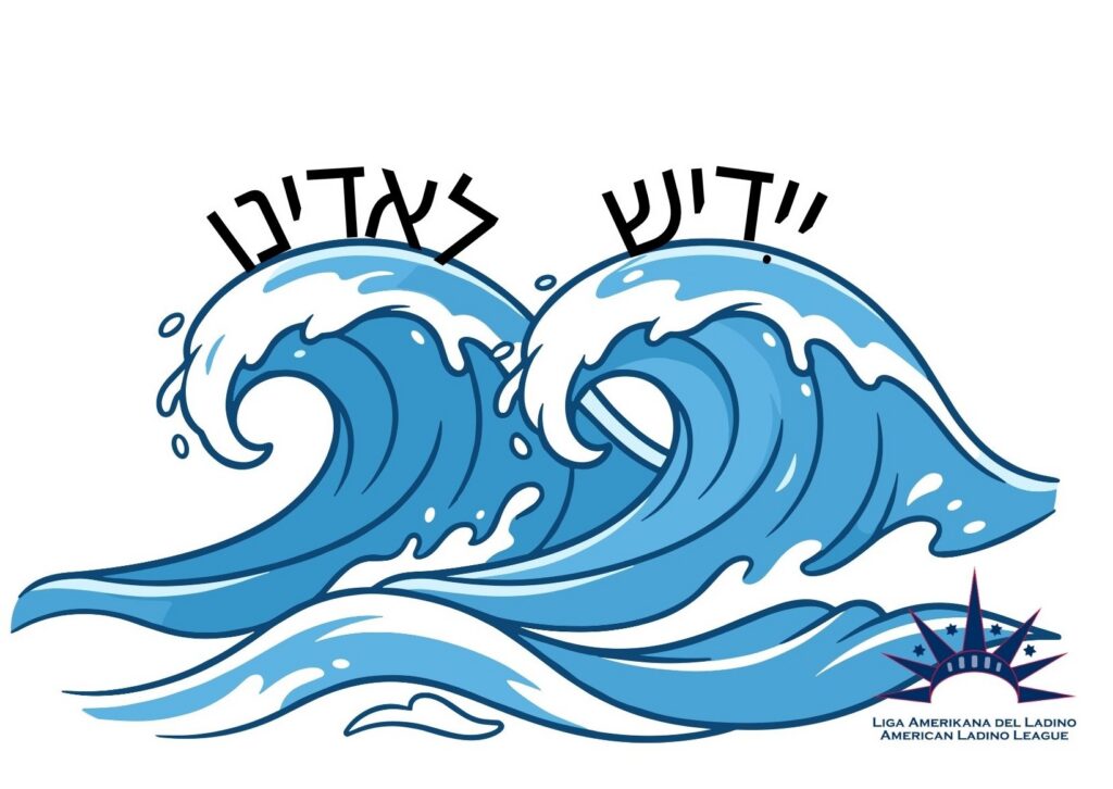 Yiddish and Ladino riding ocean waves